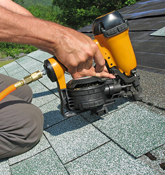 Shingle roof installation